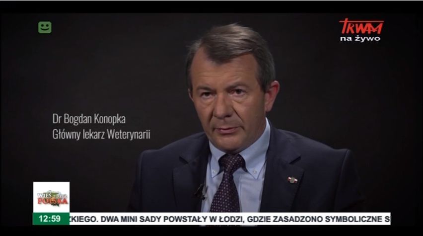 Główny Lekarz Weterynarii w TV Trwam